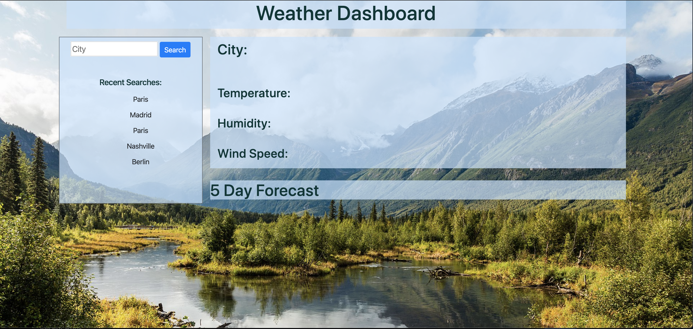 Weather App Picture